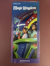 NEW 2025 Walt Disney World Theme Park Guide Map Magic Kingdom
