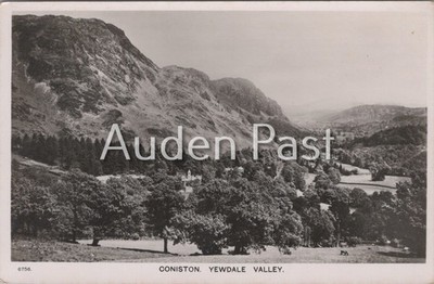 Vintage Coniston Yewdale Valley Postkarte Aero Pictorial Ltd 8756 Lake District