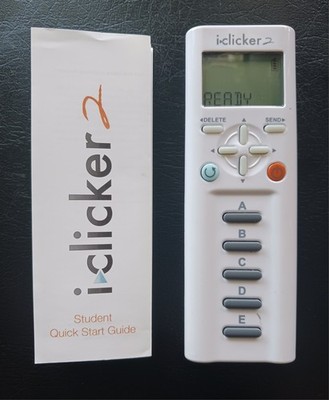 I-Clicker 2 Student Remote (2nd Edition) W/ Batteries & Manual - Good Condition
