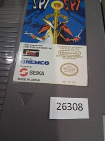 2 giochi Nintendo retr&ograve; NES Jeopardy, Spy VS Spy wt11 26308