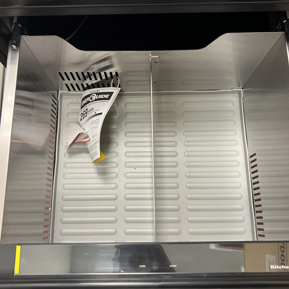 Cajones para refrigerador KitchenAid KUDR204KPA 24 pulgadas de ancho PROBADOS FUNCIONANDO Foto 3 de 4