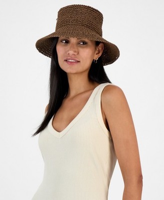 I.n.c. International Concepts Straw Telescope Bucket Hat