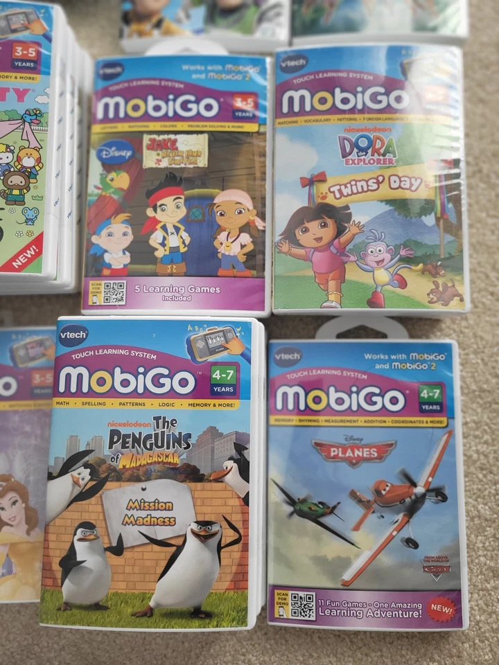 Lot of 25 VTech , mobigo, Learning System cartridgesNOS all still factory sealed - Image 4 of 4