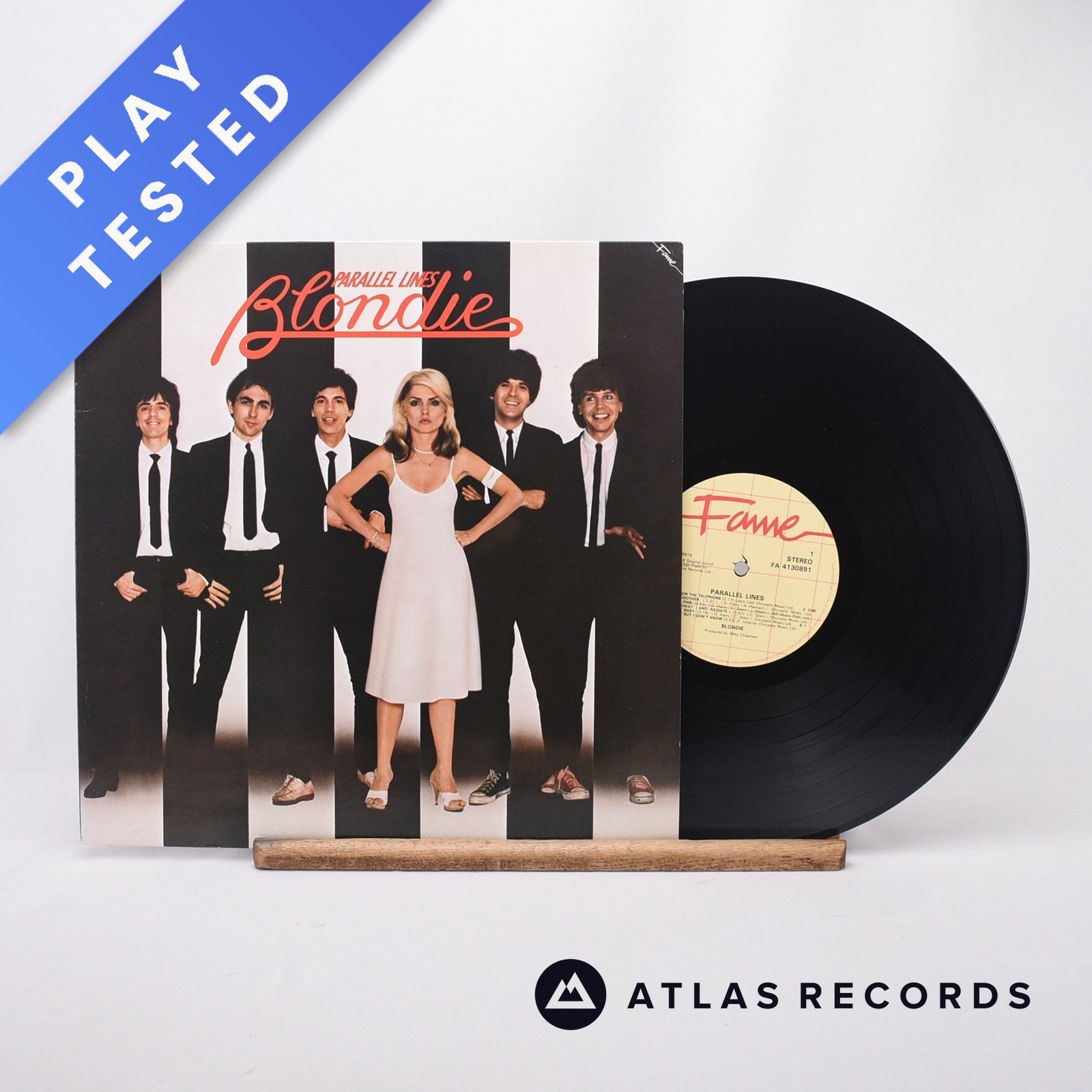 Blondie Parallel Lines Htm Reissue LP Album Vinyl Record FA 41 3089 1 - EX/EX