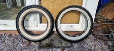 Avon Cobra Chrome tyres Front 100/90/19 Rear 130/90/16 White Wall  500miles