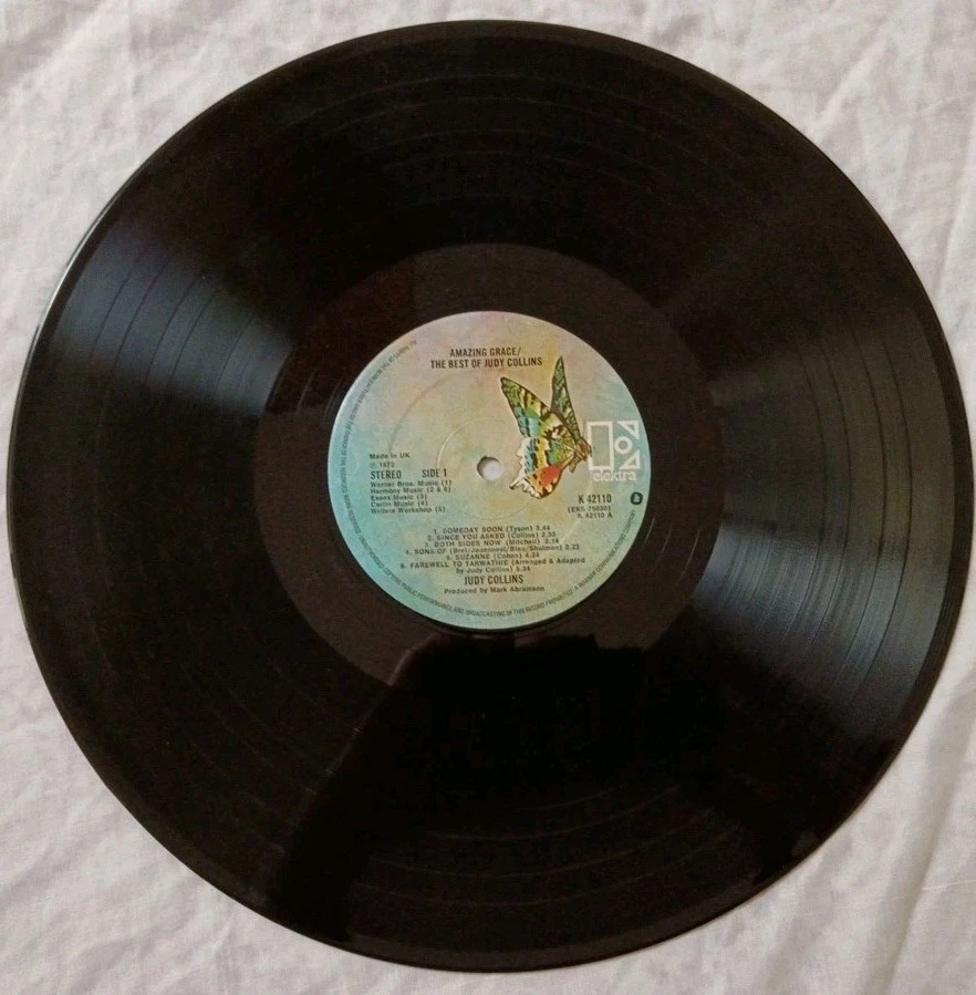Judy Collins-Amazing Grace:The Best Of Vinyl LP Album.1972 Elektra K 42110. - Image 3 of 4