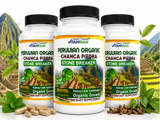 360 Capsules Chanca Piedra Stone Breaker Kidney Stones Dissolver Supplement Peru