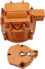 Performance Orange Male HEI Large Distributor Cap Rotor Kit For SBC BBC 305 327