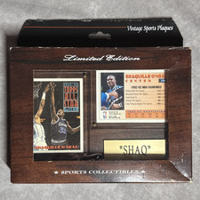Vintage 1992-93 Topps Shaquille O'Neal All-Rookie Plaque #152 Orlando Magic Shaq
