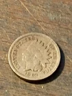 1862 Indian Penny Very Good