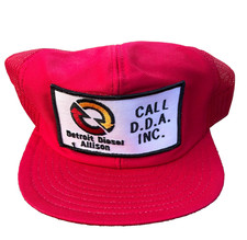 Vintage Louisville MFG Trucker Hat Cap Made IN USA Detroit Dissel Allison Patch