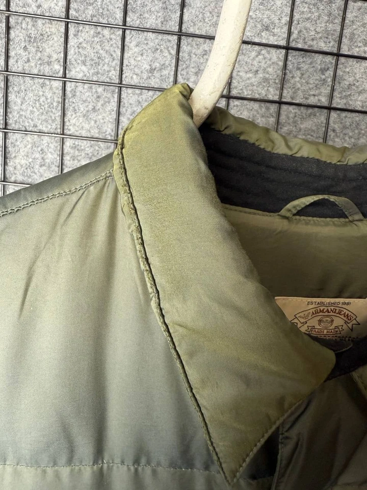 Vintage Armani Jeans Puffer Down Jacket Size XLarge - Image 4 of 4