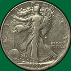 1938-D Walking Liberty Half Dollar Choice Very Fine VF+/XF Coin #37751