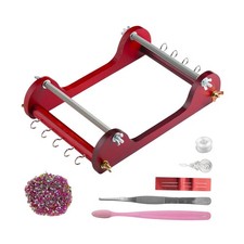 Wooden Bead Loom Kit Accessories Bead Weaving Need Assemble with Threads for