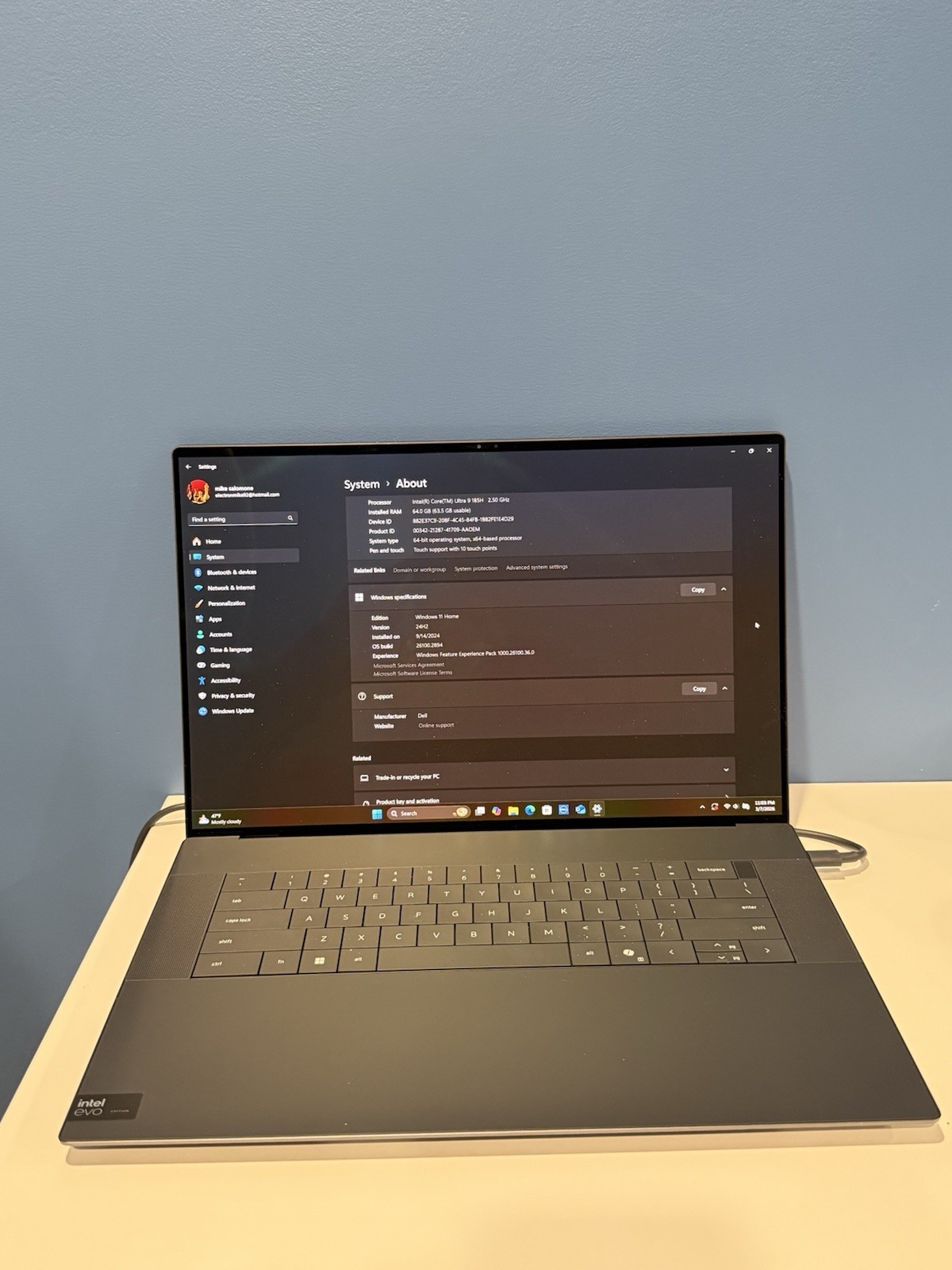 Dell XPS 9640 Ultra Gaming Laptop
