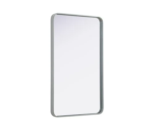 Elegant Lighting MR8A2440 Remy 24"W x 40"H Rectangular Flat - Silver - Picture 1 of 12