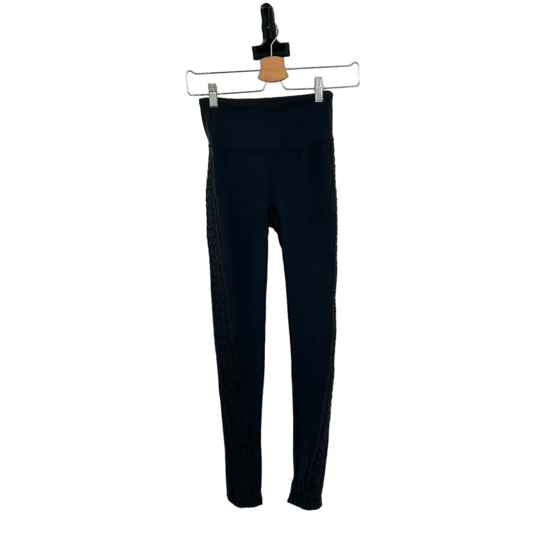 free-people-movement side woven lattice high waisted leggings