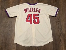 Zack Wheeler Philadelphia Phillies SGA Baseball Jersey Adult Large MLB #45