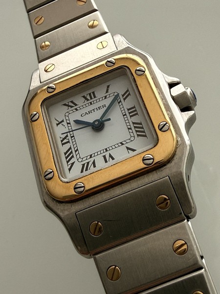 Vintage Cartier Santos Automatic Ref.0902 Steel/18k Gold In top Condition