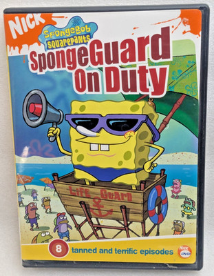 Spongebob Squarepants SpongeGuard on Duty 8-Episodes (DVD, 2004, Nickelodeon)
