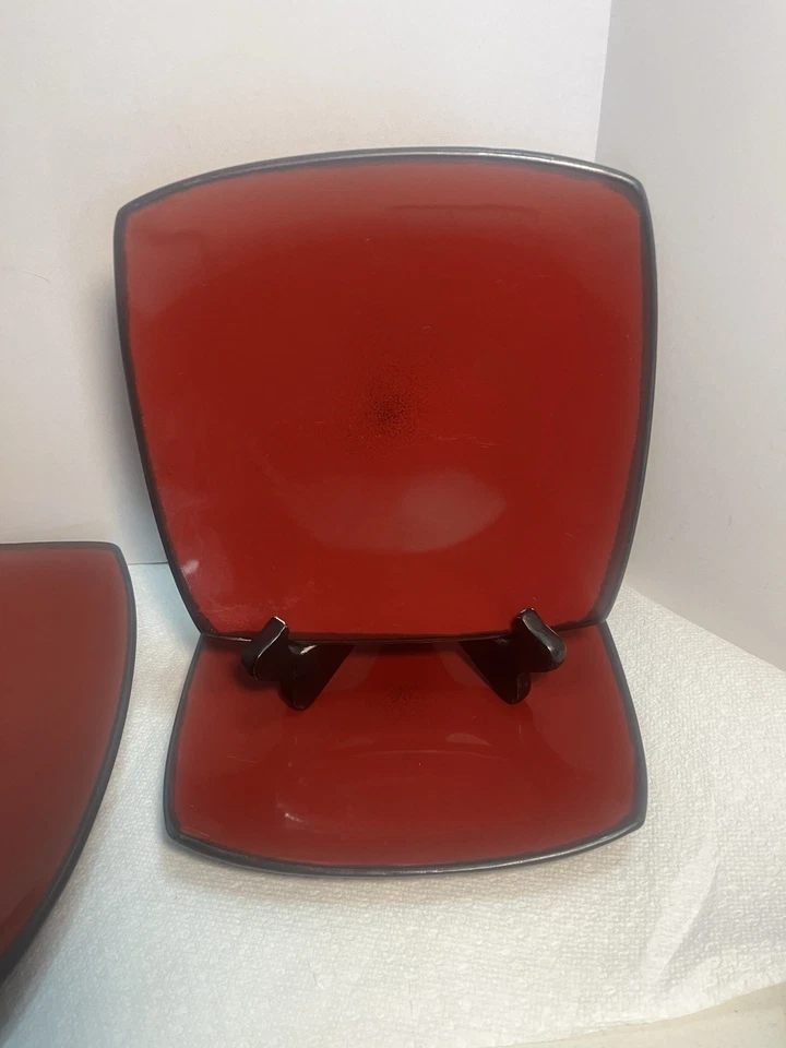 3 Piece Gibson Soho Lounge 1 Dinner Plate 2 Bread Plates. 1918 - Image 3 of 4