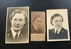 New ListingWW2 BRITISH MILITARY AIR FORCE NURSE PHOTOS x 2 & French newspaper clipping.