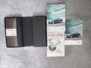 JAGUAR XF OWNERS MANUAL HANDBOOK & WALLET POUCH X250 2011 2014