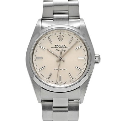 Rolex Air-King 14000M 34mm Stainless Steel Silver Wristwatch #WW5878