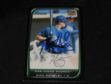 San Diego Padres Nick Hundley Signed 2008 Bowman Autograph Card #BDP22  113