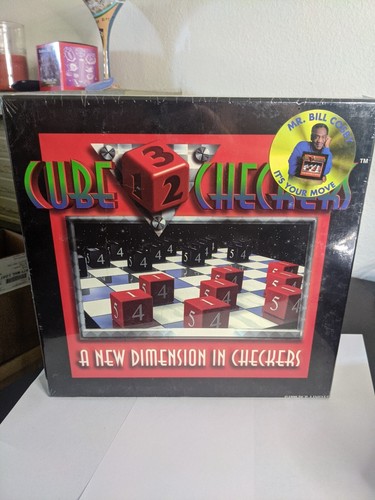 Cube Checkers Game 1998 A New Dimension in Checkers sealed