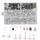 177X Fairing Fender Fastener Kit Body Work Screws Bolts Washers Motorcycle Silve