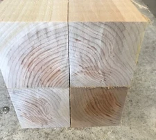 3” X 3” X 12” Beech Turning Wood Blanks Square Blanks Sealed With Wax Qty 4