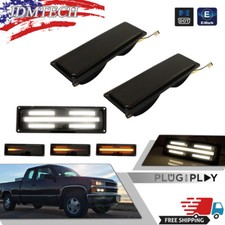 88-98 Gmc Chevy Ck 150025003500 Truck Smoke Led Parking Signal Bumper Lights 88-98 Gmc Chevy Ck 150025003500 Truck Smoke Led Parking Signal Bumper Lights