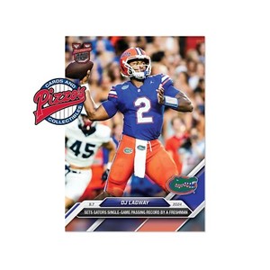 DJ Lagway Florida Debut Passing Record - 2024 Bowman U Now Card 7 In Hand