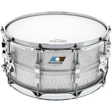 Ludwig LM405K Acrolite Hammered Aluminum Snare Drum w/ Twin Lugs, 6.5" x 14"