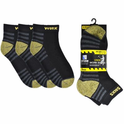 Kurze Crew Arbeitsstiefelsocken 6 oder 12 Paar