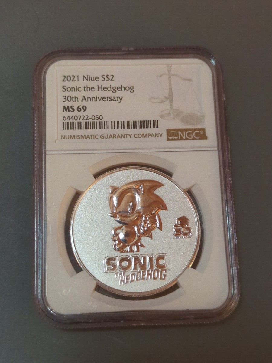 2021年　ソニック&quot;Sonic the Hedgehog&quot; 銀貨シルバーコイン 2021年 ソニック