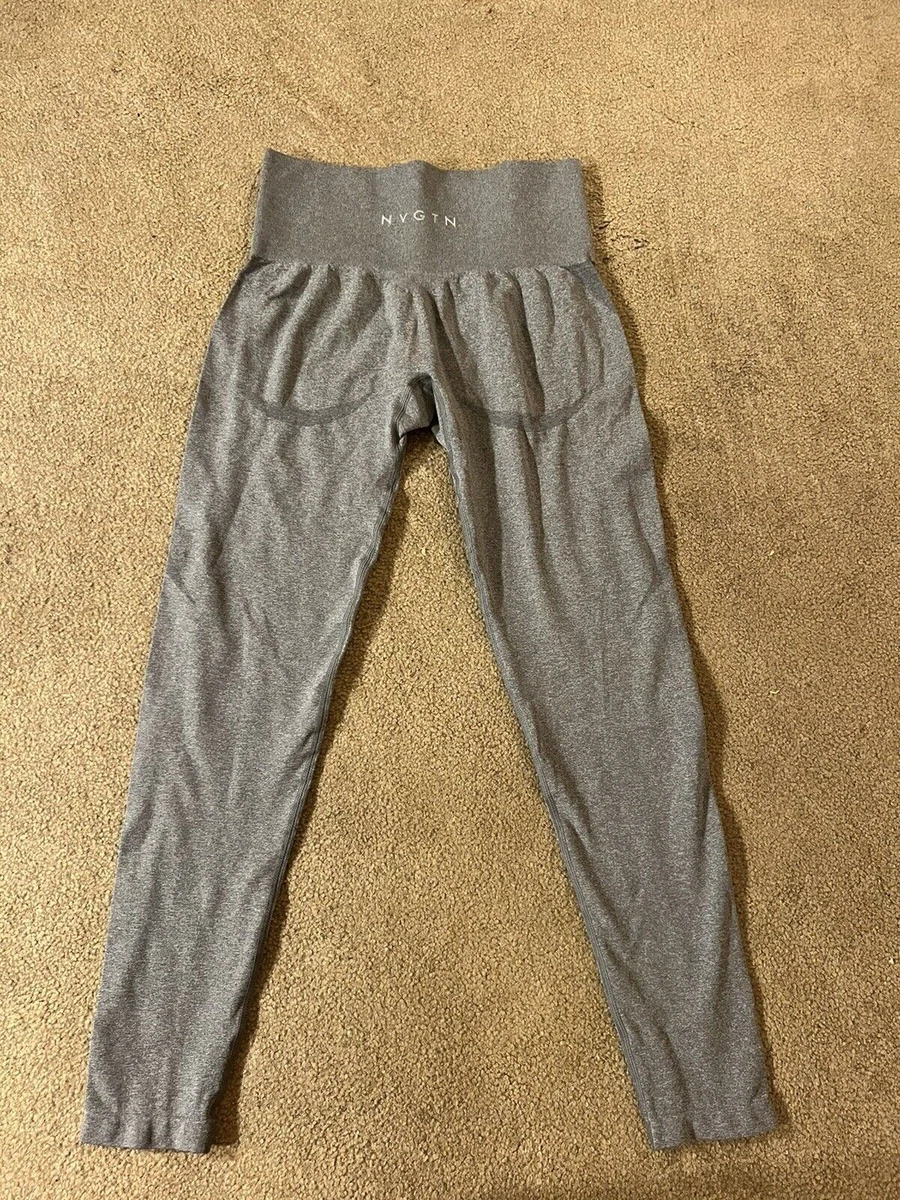 NVGTN Gray Contour Seamless Leggings M NWOT