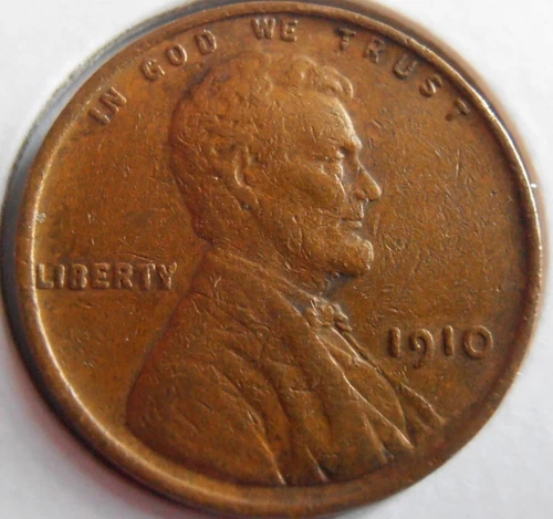 1910 P Tough Date Early Lincoln Wheat Cent in EXTRA FINE condition  (10PHP6)