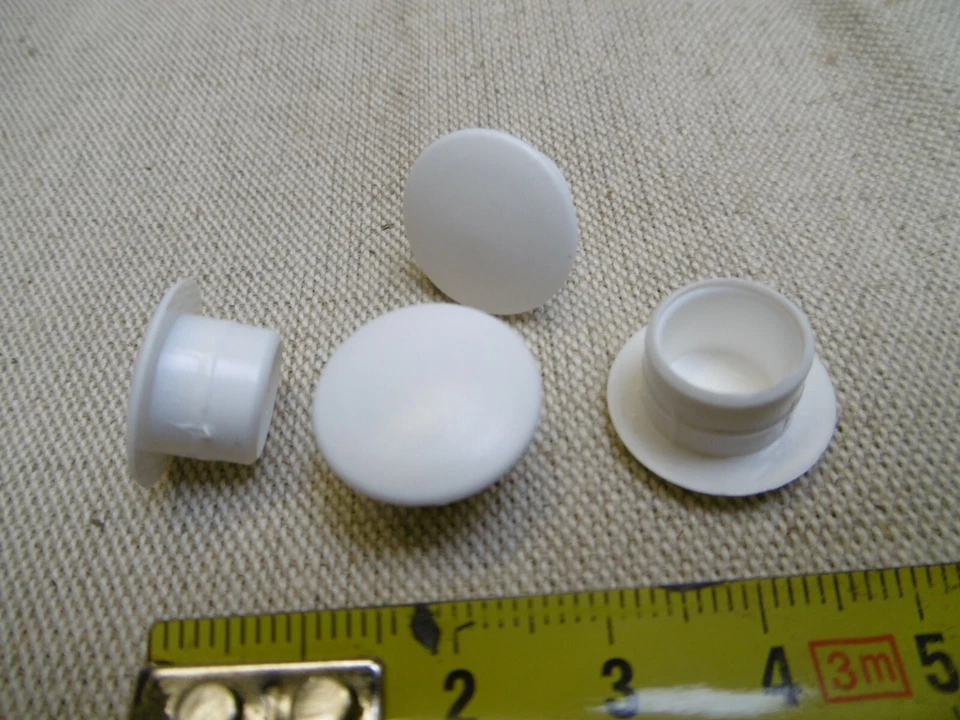 cache vis obturateur (lot de 16) Ø 12 mm bouchon plastique BLANC (B12) - Photo 1/1
