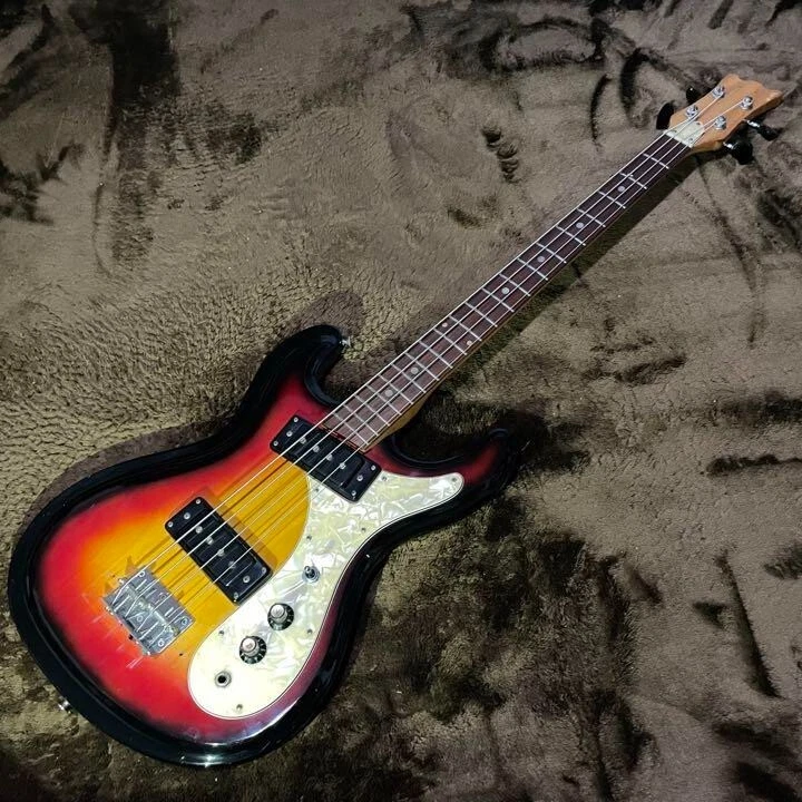Aria Mosrite Hi-Flyer Bass 1968 Vintage goog From Japan