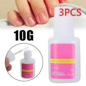 Détails Sur 3pcs 10g Colle Glue Capsule Gel Pro Pr Faux Ongles Décoration Nail Art Bijoux