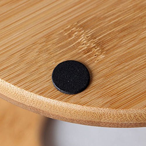 Fosoloni Weinglas Topper Bambus 12 Stück - Vorspeisenteller Für Wein Glas