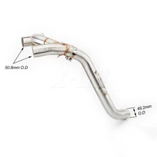 Motorcycle Exhaust Muffler Mid Link Pipe For Honda VFR 800 2002-2013 VFR800