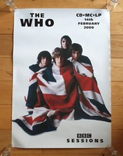 The Who BBC Sessions Original Record Store Promotional Poster Ultra Rare