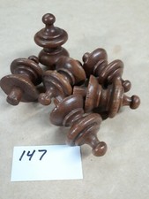 Lot of 6 NOS Wooden Finials 147