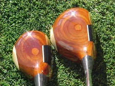 Left Hand LH Powerbilt Citation Golf Clubs Woods set Driver & 4 w New Tour Grips