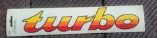 Genuine Turbo Car Deco Orange Vw Opel Ford Decal Sticker Vintage 70s 80s Genuine Turbo Car Deco Orange Vw Opel Ford Decal Sticker Vintage 70s 80s