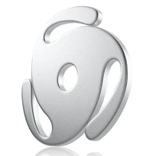 45RPM Record Adapter 7-Inch Aluminum Spindle Vinyl Turntable Adaptor Silver