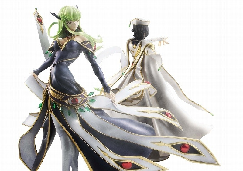 Code Geass: Lelouch of the Rebellion Lelouch vi Britannia and C.C Precious  G.E.M. Series Statue Set of 2